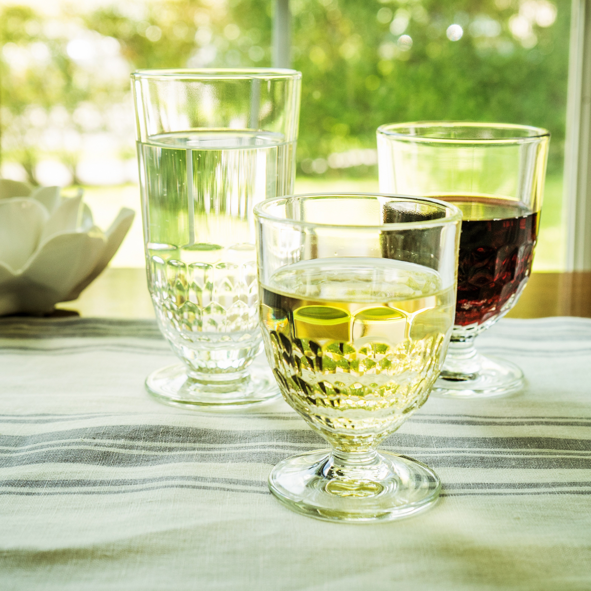 Laser Etched Ultima Modern Bordeaux Glasses Set of 6 - The Wine Kit