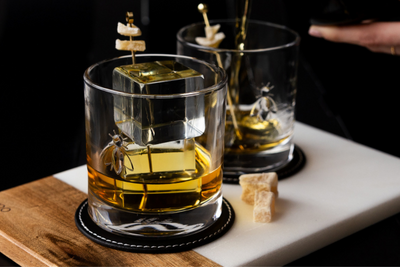 La Rochere's Bee Whisky Glass Takes Flight with the Honeycomb Old Fashioned