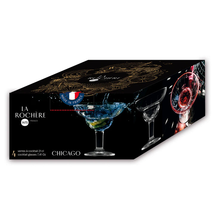 Chicago Cocktail Glass – Set of 4